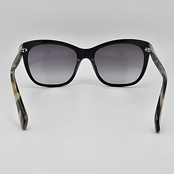 Diane Von Furstenberg Molly DVF584S 001 Black Frame Grey Lens Cat Eye Sunglasses main image 10
